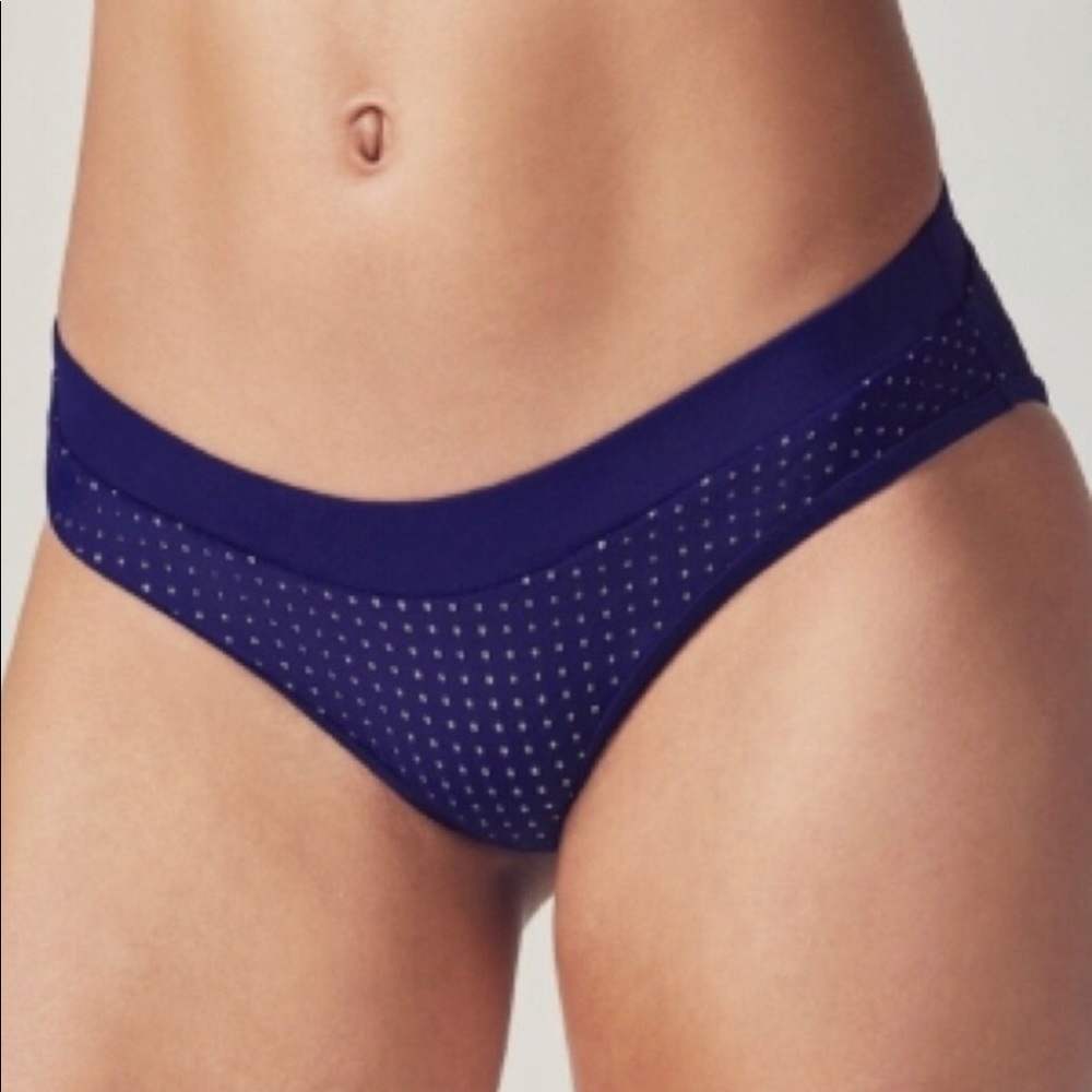 Fabletics Valentina Blue Bikini Bottom Size XS